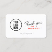 Google Verlasse uns QR Code Business überprüfen Vi Visitenkarte (Rückseite)