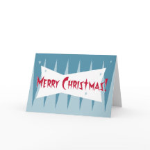 Google-Weihnachtskarte Mitte des Jahrhunderts: Blu