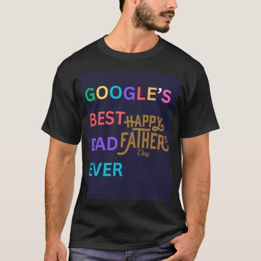 Googles schönster Vater je Vatertag T-Shirt (Vorderseite)