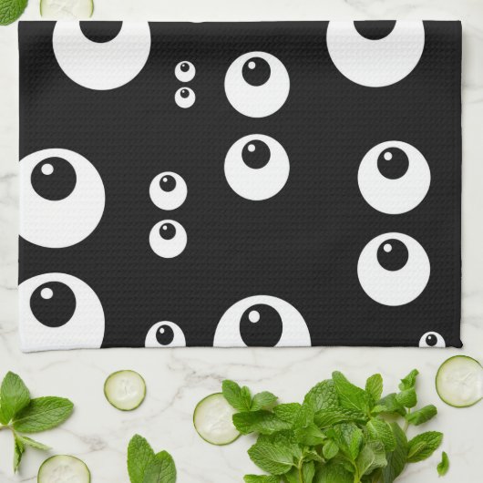 Googly Augen Handtuch (Gefaltet)
