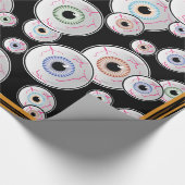 Googly Augen in Windows Geschenkpapier (Ecke)