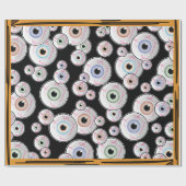 Googly Augen in Windows Geschenkpapier (Flach)