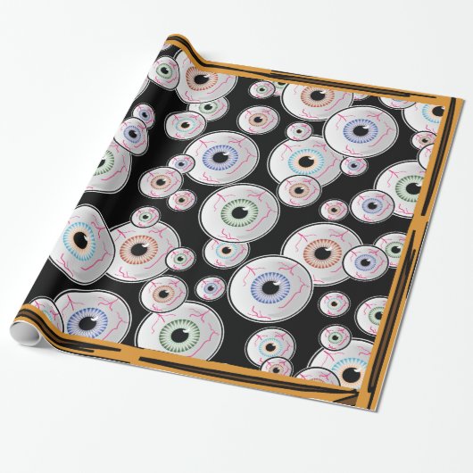Googly Augen in Windows Geschenkpapier (Ungerollt)