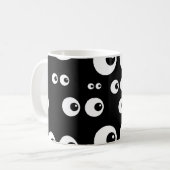 Googly Augen Kaffeetasse (Vorderseite Links)