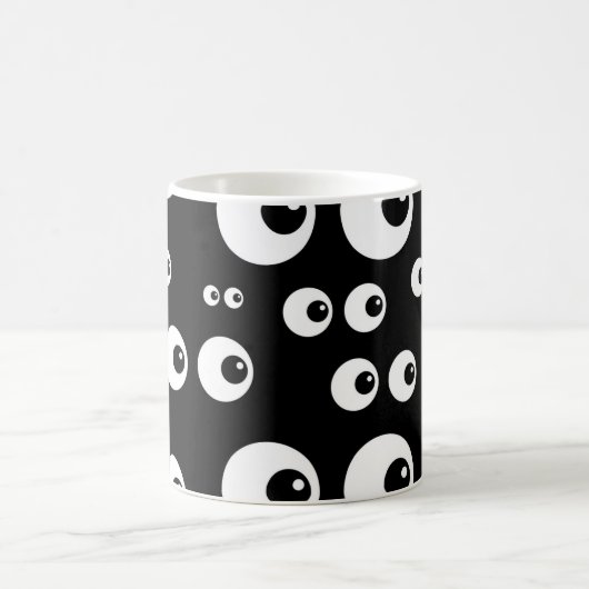 Googly Augen Kaffeetasse (Mittel)