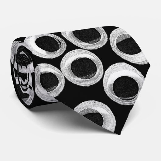 Googly Augendiagramm - Schwarzes Krawatte (Gerollt)