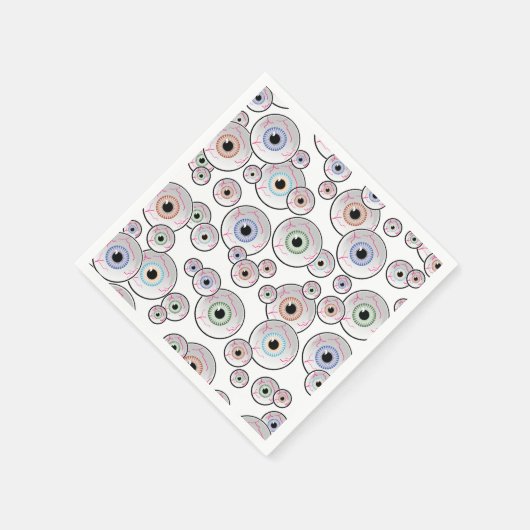 Googly Eyes Floating Serviette (Ecke)