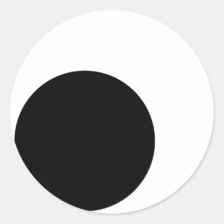 Googly Eyes (keine Grenze) Runder Aufkleber