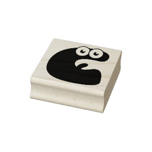 Googly Letter C Rubber-Briefmarke Gummistempel