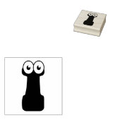 Googly Letter I Rubber-Briefmarke Gummistempel (Stempel)
