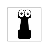 Googly Letter I Rubber-Briefmarke Gummistempel (Prägung)
