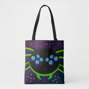 Googly Mit Augen Black Spider Monster Tasche