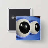 Googly-Mit Augen Knopf Button (Vorne & Hinten)