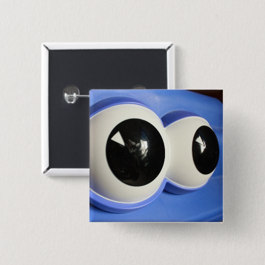 Googly-Mit Augen Knopf Button (Vorne & Hinten)