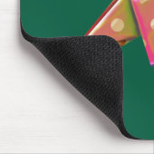 Googly-Mit Augen Origami Brachiosaur - Iridescent Mousepad (Ecke)