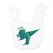 Googly Mit Augen Origami Raptor Baby Bib