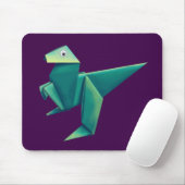 Googly-Mit Augen Origami Raptor Mousepad (Mit Mouse)