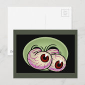 Googly Monster Eyes Postkarte (Vorne/Hinten)