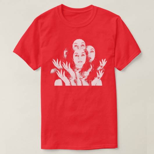 Googoosh 70er Retro Ästhetische Gestaltung T-Shirt (Design vorne)