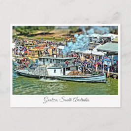Goolwa Post Card - Holzboote Festival Postkarte