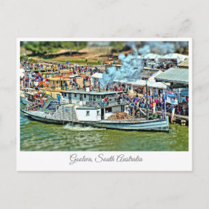 Goolwa Postkarte - Holzbootfestival