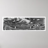 Goolwa Storm Panorama Print Poster (Vorne)
