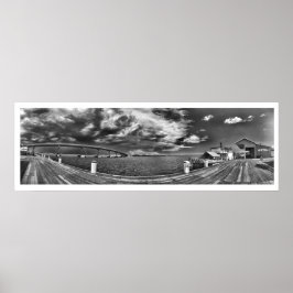 Goolwa Storm Panorama Print Poster