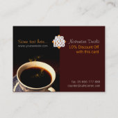 Goomtimes Coffee Business Card Visitenkarte (Rückseite)