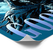 Goon Funny Gooning Meme Skeleton Certified Gooner  Poster (Ecke)