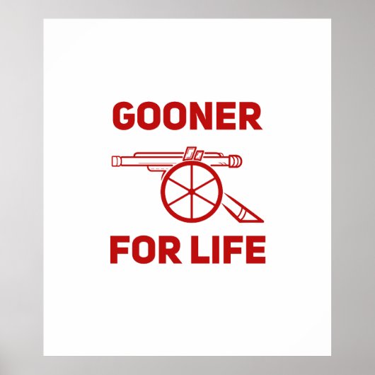 Gooner for Life Arsenal Poster (Vorne)