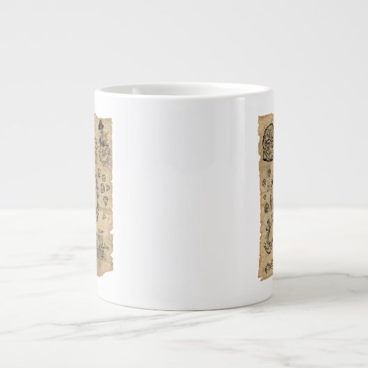 Goonies Sloth Treasmap Jumbo-Tasse (Vorderseite)