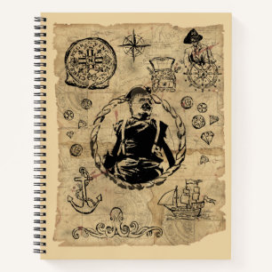 Goonies Sloth Treasmap Notizblock