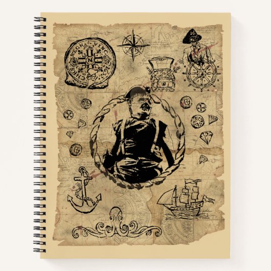 Goonies Sloth Treasmap Notizblock (Vorderseite)