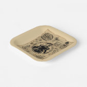 Goonies Sloth Treasmap Pappteller (Gewinkelt)