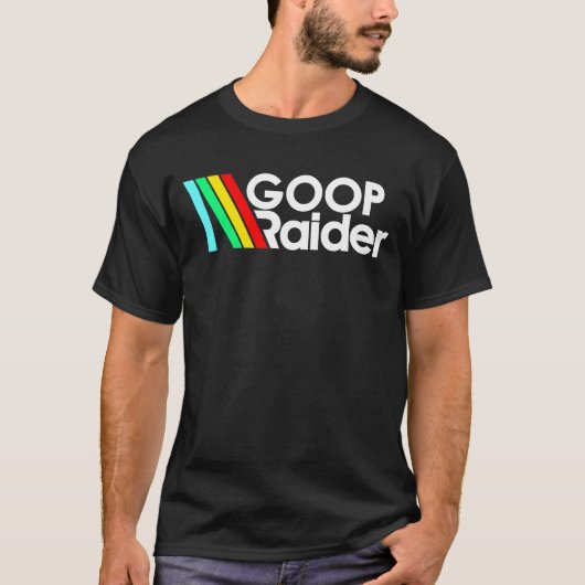 Goop Raider Video Game Tee (Vorderseite)