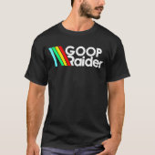 Goop Raider Videospiel T-Shirt (Vorderseite)