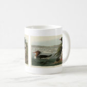 Goosander (Gemeiner Merganser) Audubons Vögel Kaffeetasse (VorderseiteRechts)