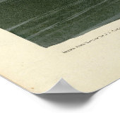 Goosander (Gemeiner Merganser) Audubons Vögel Poster (Ecke)