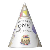 Goose 1. Geburtstag Party Partyhütchen (Vorderseite)