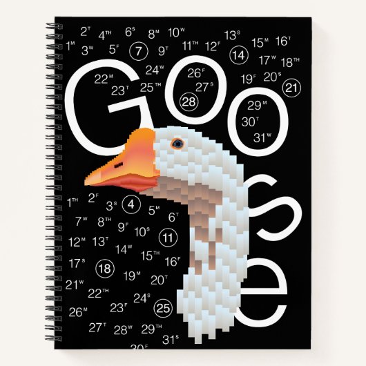 GOOSE: A Pixel Notizblock (Vorderseite)