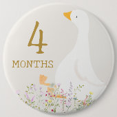 Goose Baby Monte Meilenstein Markieren Button (Vorderseite)