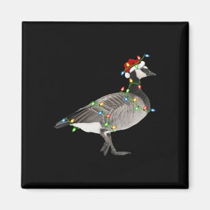 Goose Bird Lover Xmas Weihnachtsmannmütze Gängige  Magnet