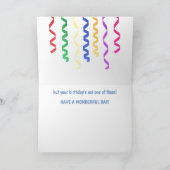 Goose Birthday Advice Karte (Innenseite)