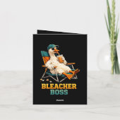 Goose Bleacher Boss Feiertagskarte (Rückseite)