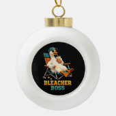 Goose Bleacher Boss Keramik Kugel-Ornament (Vorderseite)