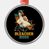 Goose Bleacher Boss Ornament Aus Metall (Vorne)
