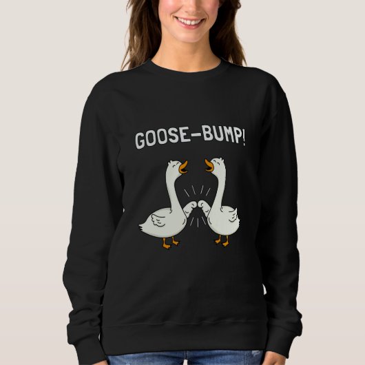 Goose Bump Fist Bump Fist Greeting Faustcheck Ghet Sweatshirt (Vorderseite)