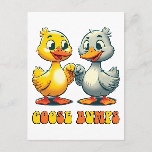Goose Bump Postkarte (Vorderseite)