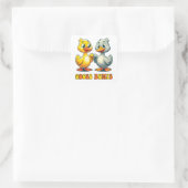 Goose Bump Quadratischer Aufkleber (Tasche)