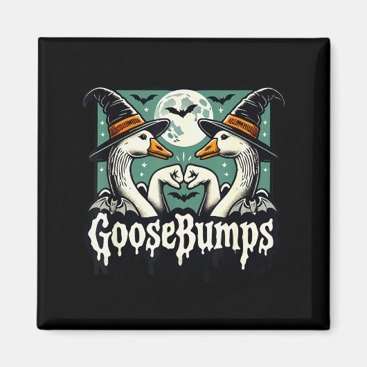 Goose Bumps Goosebumps Funny Geese Fist Bump Hallo Magnet (Vorne)